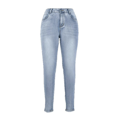 Damen Skinny Jeans mit hohem Bund und ausgeprägtem Stretch Stalluxe