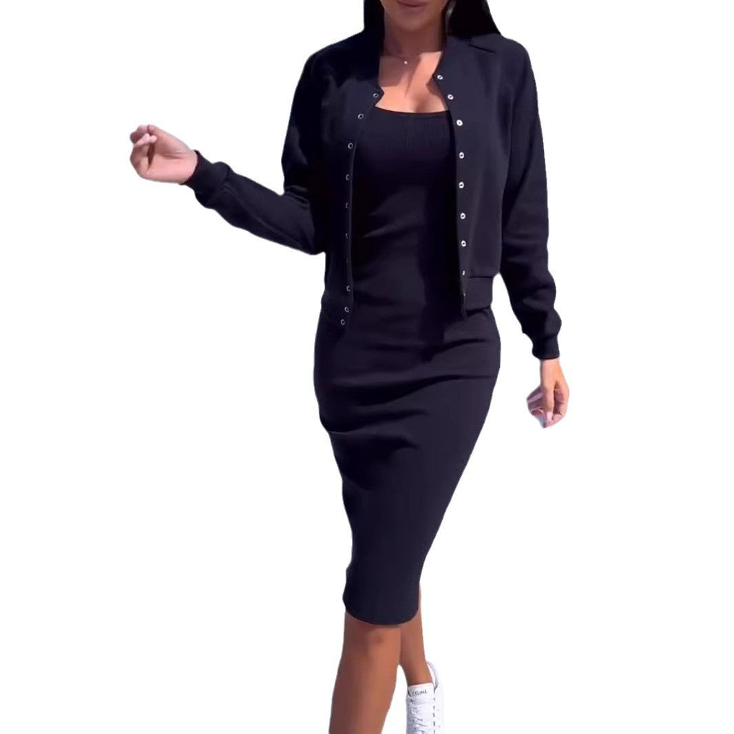 Women's Casual Layered Dress Set Stalluxe