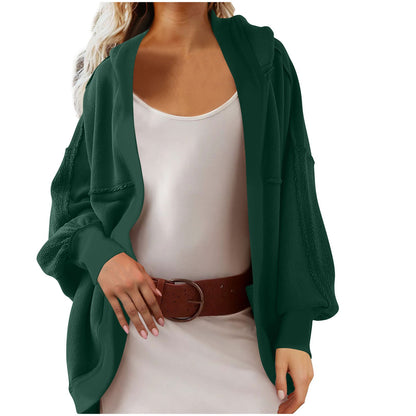 Damen Oversized Strickjacke mit luftigen Ärmeln und Taschen Stalluxe