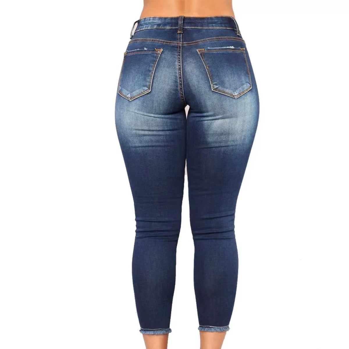 Damen Skinny-Jeans mit modischen Destroyed-Details Stalluxe