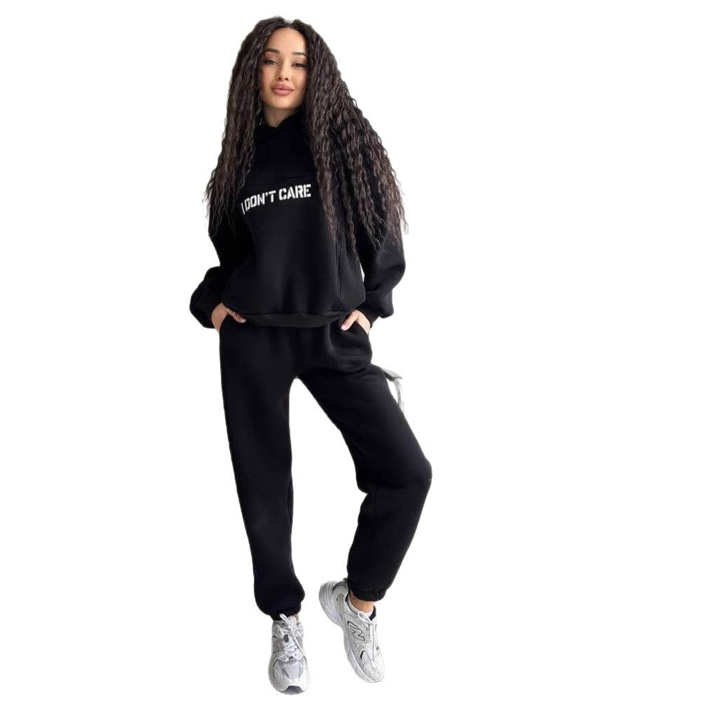 Damen Oversized Sweatshirt mit prägnantem Schriftzug Stalluxe
