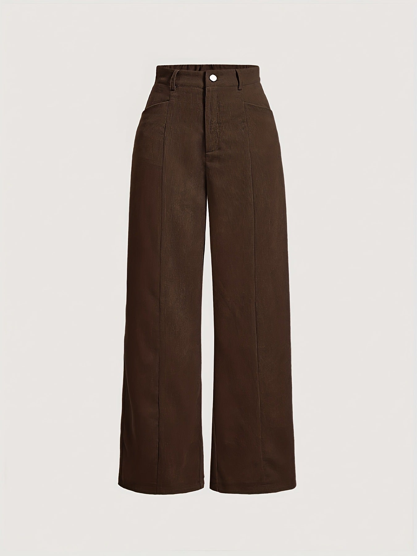 Damen weite High-Waist-Hosen Stalluxe