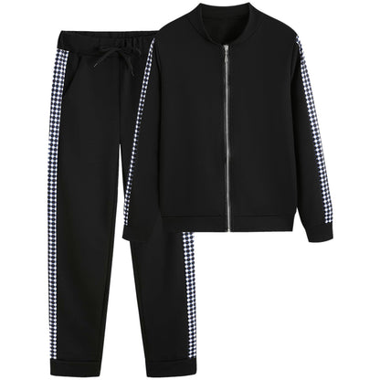 Women's Sporty Zip-Up Tracksuit Set Stalluxe