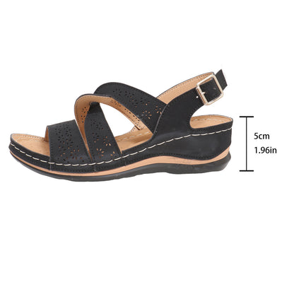 Damen Komfortable Sandalen mit verstellbarem Fußriemen Stalluxe