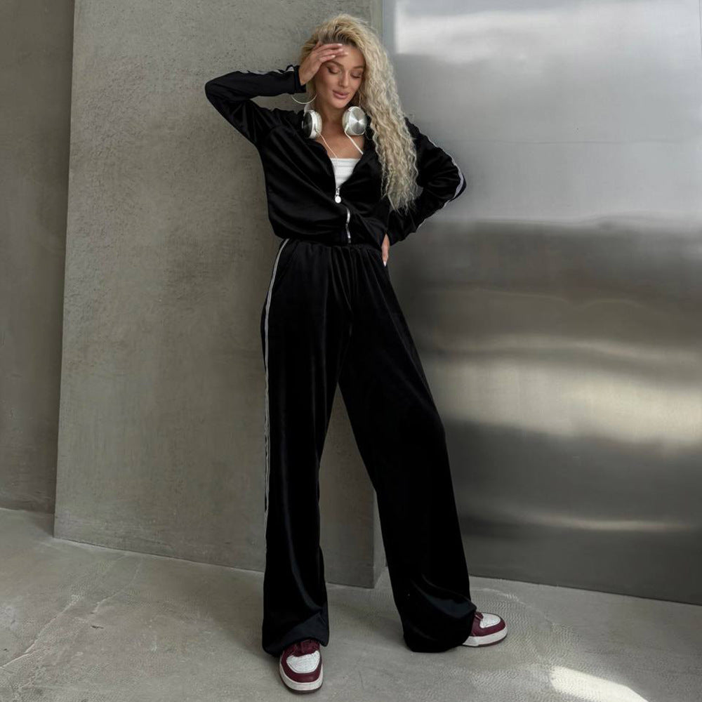 Damen Sportanzug mit elegantem und komfortablem Design Stalluxe Schwarz