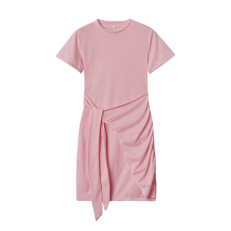 Damen Sommerliches Wickelkleid mit verspieltem Design und dekorativem Taillengürtel Stalluxe