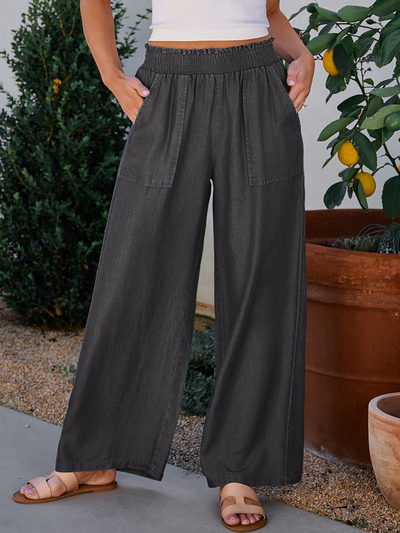 Damen weite lässige Hose Stalluxe
