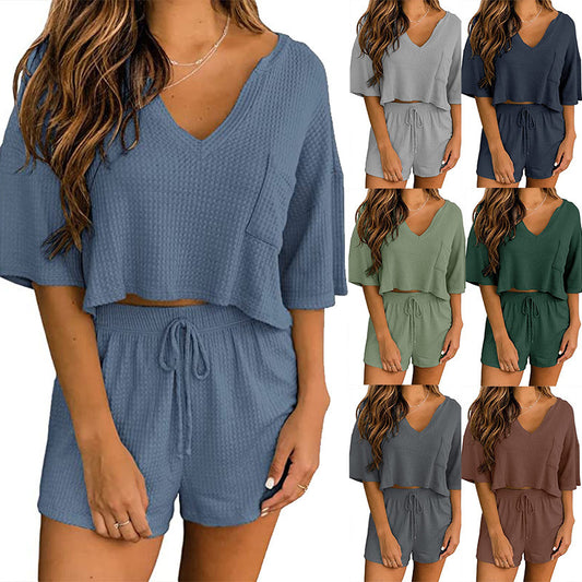 Damen Freizeit-Loungewear-Set mit lockerer Passform und moderner Taschenfunktion Stalluxe