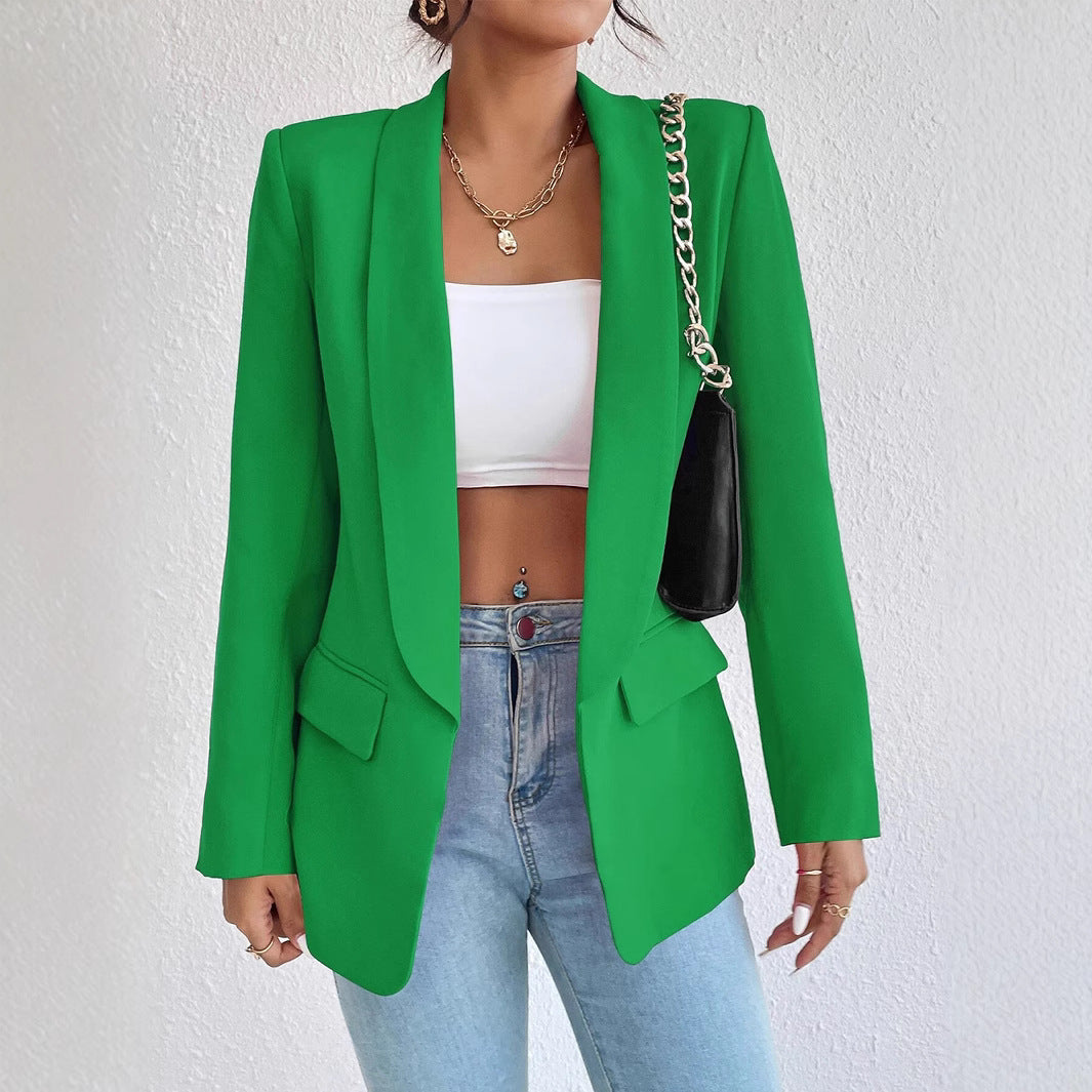 Damen Eleganter Blazer mit lässigem Schnitt und praktischen Taschen Stalluxe