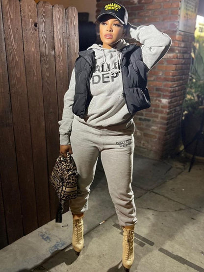 Damen Kombisportanzug mit Hoodie und Jogginghose Stalluxe