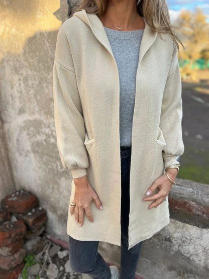 Damen Oversized Kapuzenjacke Stalluxe