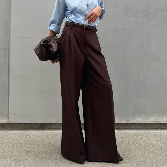 Damen weit geschnittene Hose Stalluxe