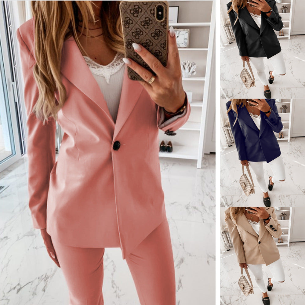 Damen Eleganter Oversized Blazer mit asymmetrischem Schnitt Stalluxe