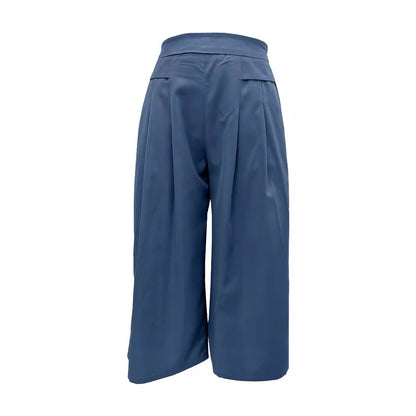 Damen Weite Culotte mit eleganten Falten und praktischen Taschen Stalluxe