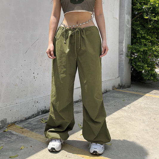Damen weite Cargo-Hose mit praktischen Taschen Stalluxe