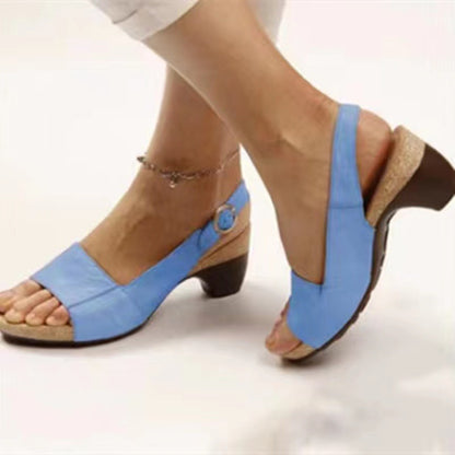 Damen Komfortable und stilvolle Sandalen mit anatomischem Fußbett und klassischem Riemendesign Stalluxe
