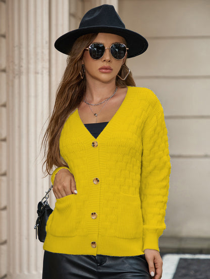 Damen Strickjacke mit elegantem Strukturmuster Stalluxe