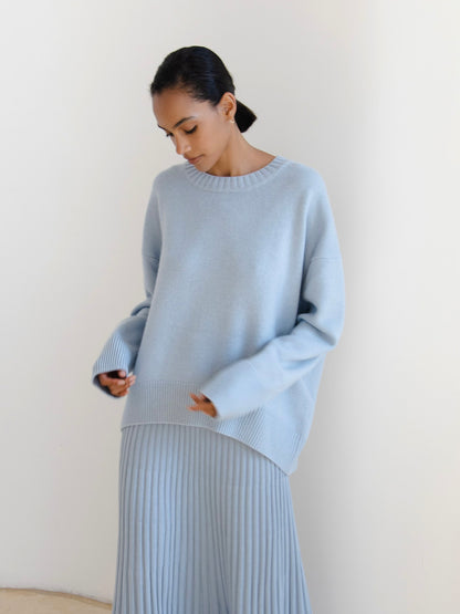 Damen Oversized Pullover mit weichem Feinstrick Stalluxe
