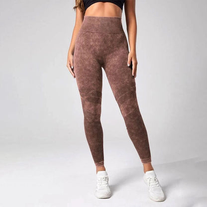 Damen Sculpting Leggings mit hohem Bund und innovativer Textur Stalluxe