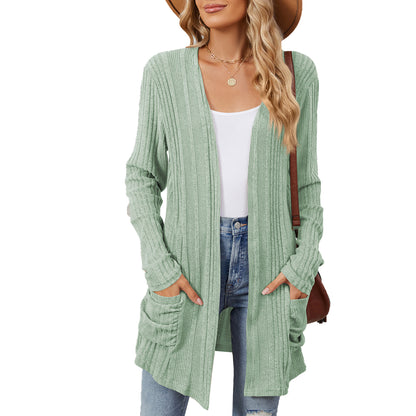 Damen lässiger Strickcardigan Stalluxe