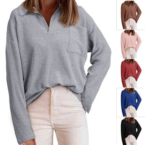 Damen Pullover mit strukturierter Oberfläche und lässigem Schnitt Stalluxe