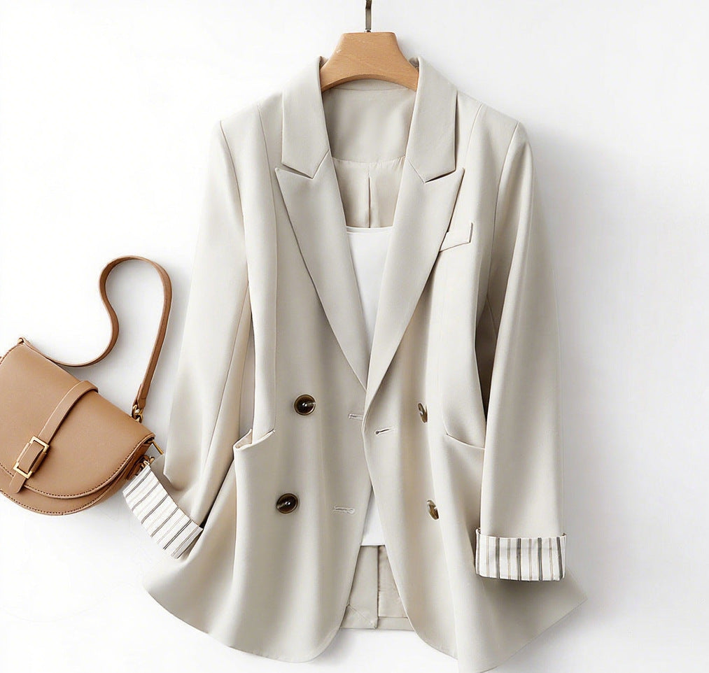 Damen Kreuzeleganter Blazer mit stilvollen Details Stalluxe