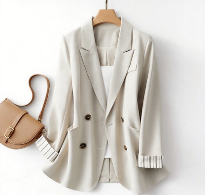 Damen Kreuzeleganter Blazer mit stilvollen Details Stalluxe