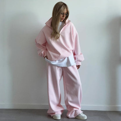 Damen lässiger Hoodie und Jogginghose Stalluxe