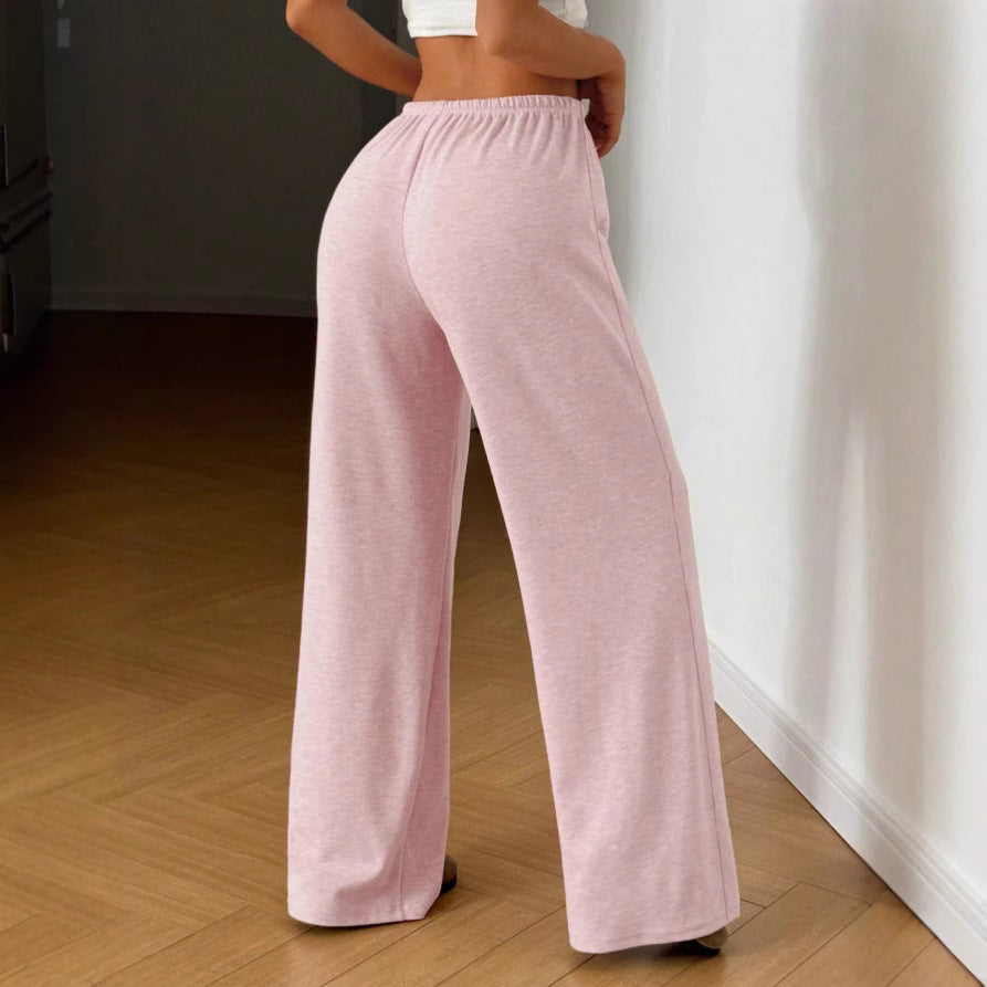 Damen Bequeme und lässige Freizeithose mit hohem Bund und weitem Schnitt Stalluxe