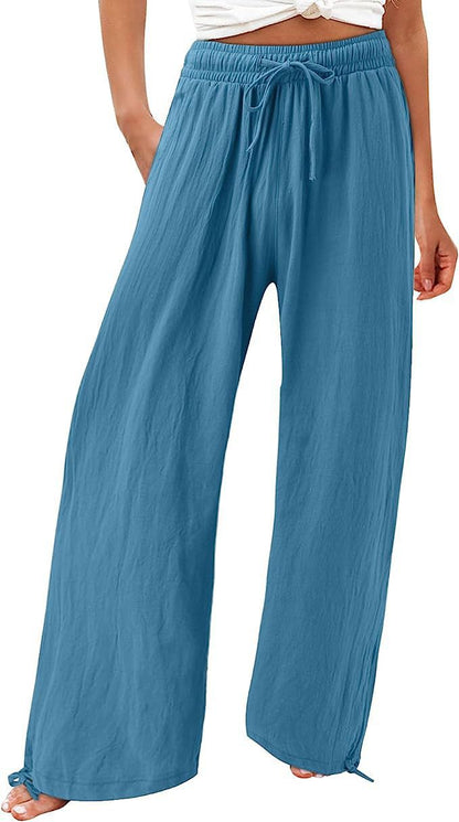 Damenweite und luftig fallende Sommerhose Stalluxe