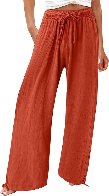 Damenweite und luftig fallende Sommerhose Stalluxe