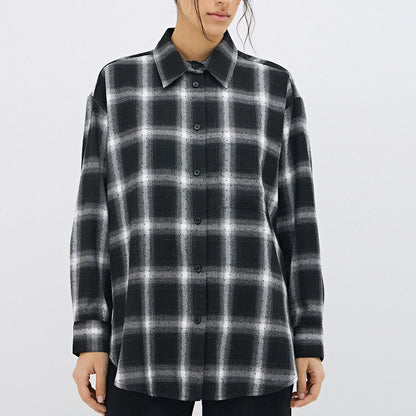 Damen Karoshemd mit lässigem Schnitt und soften Stoff Stalluxe