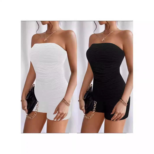 Damen Trägershirt mit Raffung und figurbetontem Schnitt Stalluxe