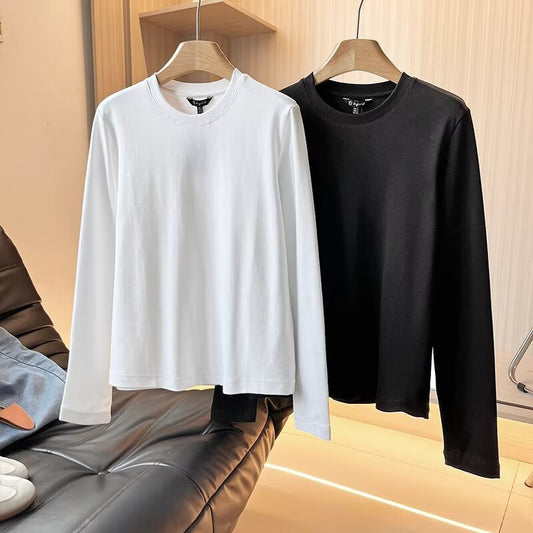 Damen Langarmshirt aus atmungsaktivem Baumwollmix mit modernem Schnitt Stalluxe