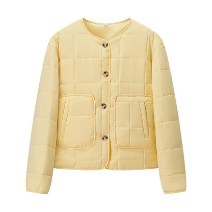 Damen modische gesteppte Jacke mit praktischen Taschen Stalluxe