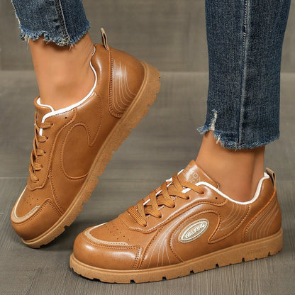Damen modische Sneakers mit atmungsaktivem Obermaterial und rutschfester Sohle Stalluxe