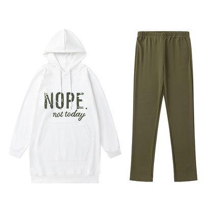 Damen Sportliches Hoodie und Jogginghose Set Stalluxe