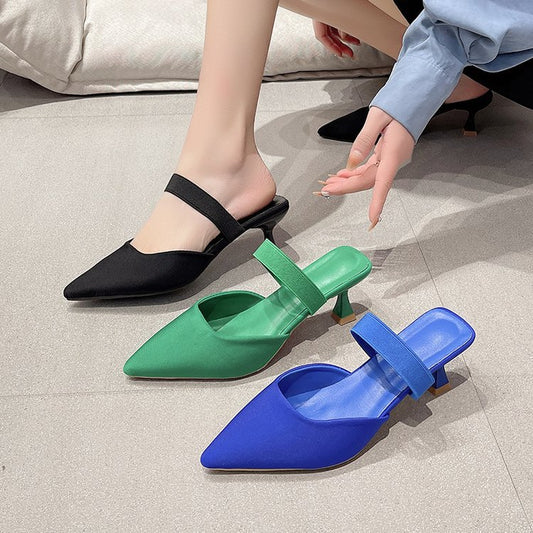 Damen Slingback-Pumps mit elegantem spitzem Design und komfortablem Fersenriemen Stalluxe