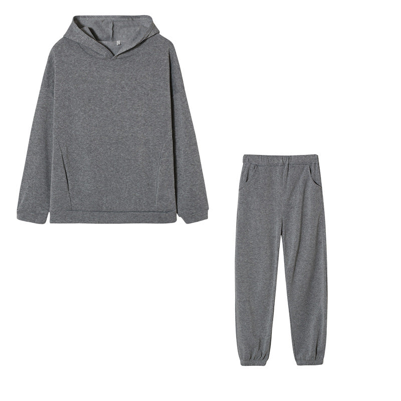 Damen bequeme Hoodie- und Jogginghose-Kombination Stalluxe