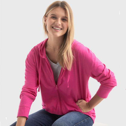 Damen Kapuzenjacke aus atmungsaktivem Material Stalluxe