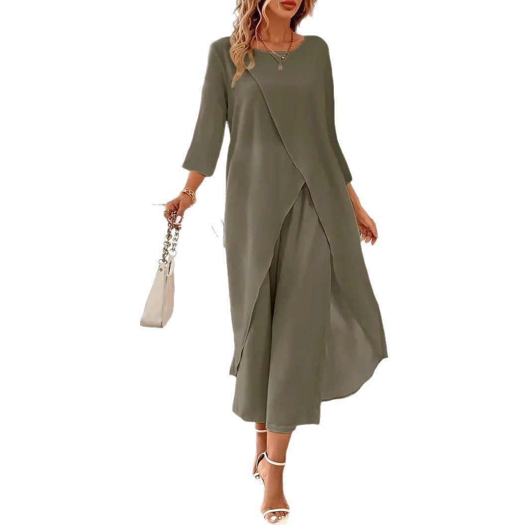 Damen Wickelkleid Stalluxe