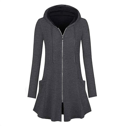 Damen Kapuzenjacke mit Reißverschluss und Seitentaschen Stalluxe