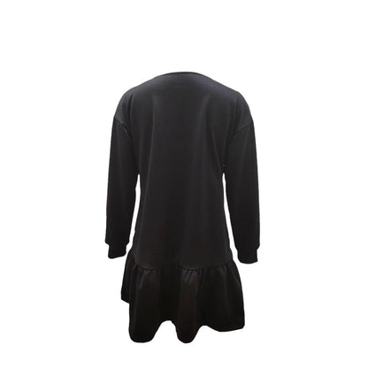 Damen lässiges Kleid mit weitem Schnitt und voluminösen Ärmeln Stalluxe