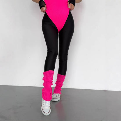 Damen Hochglänzende Sportleggings mit hohem Bund und optimaler Passform Stalluxe