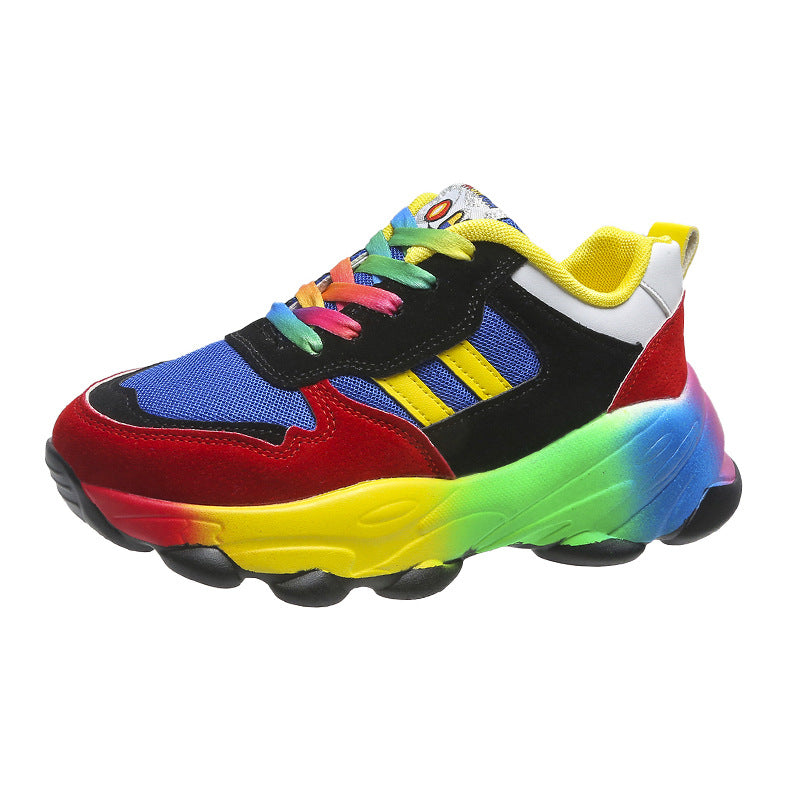 Damen Sportliche Sneakers mit farbenfrohen Akzenten und rutschfester Sohle Stalluxe