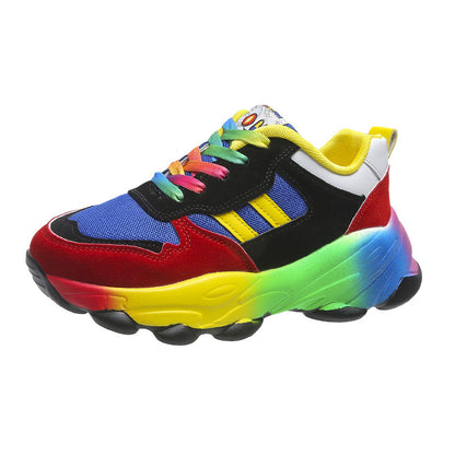 Damen Sportliche Sneakers mit farbenfrohen Akzenten und rutschfester Sohle Stalluxe