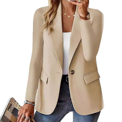 Damen Eleganter Blazer mit tailliertem Schnitt und praktischen Taschen Stalluxe