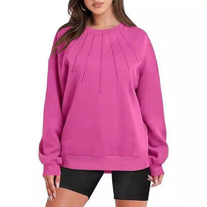 Damen Oversize Sweatshirt mit strukturiertem Design Stalluxe