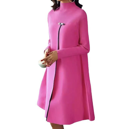 Damen trendiger Midi-Mantel Stalluxe