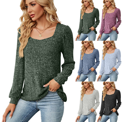 Damen bequemer Pullover mit strukturiertem Feinstrick und weitem Ausschnitt Stalluxe